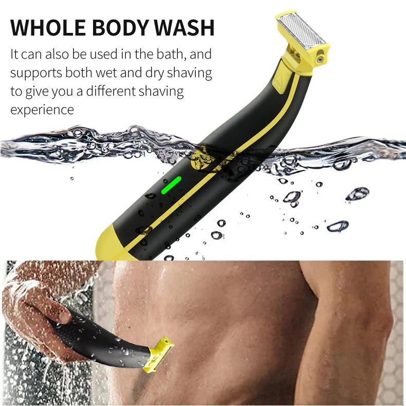 BaredMan™ Wet and Dry Electric Shaver